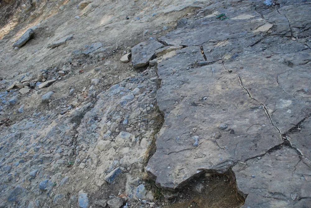 Der Beton mit der Putzschicht Der Beton mit der Putzschicht
